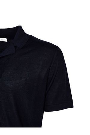 Polo in maglia navy blu ROBERTO COLLINA | 261MYA1602410